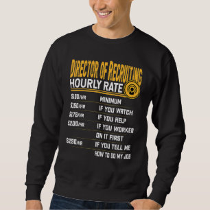Director of Recruiting Hourly Rate  Head of Recrui Sweatshirt