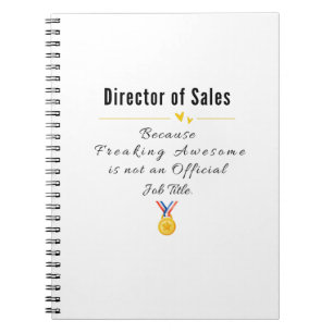 Director of Sales Notebook