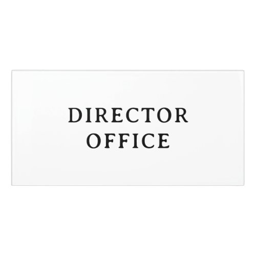 DIRECTOR OFFICE | Professional Modern Classic Room Door Sign