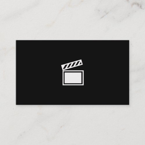 Director Producer Business Card Template