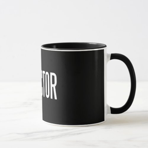 Director ringer mug 11 oz Black edition