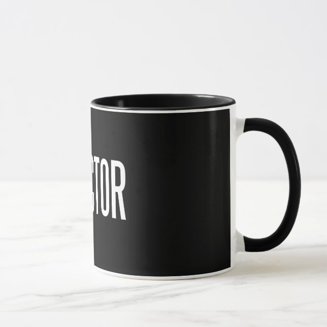 Director ringer mug 11 oz (Black edition) (Right)