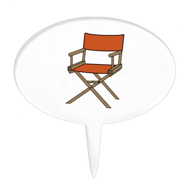 Director's Chair Cake Topper (Front)
