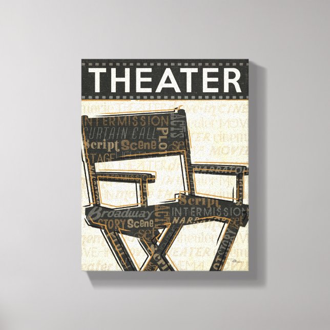 Director's Chair Canvas Print (Front)