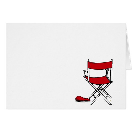 Director's Chair & Hat Cards (Front Horizontal)