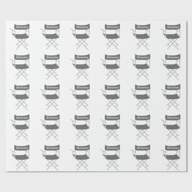 Director's Chair Wrapping Paper (Flat)