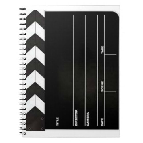 Directors Clapboard Slate Spiral Notebook