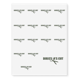 Director's Cut Temporary Tattoos