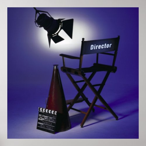 Directors Slate Chair  Stage Light 2 Poster