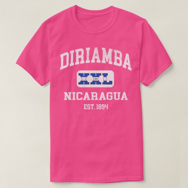 Diriamba Nicaragua XXL Athletic design 1 T-Shirt (Design Front)
