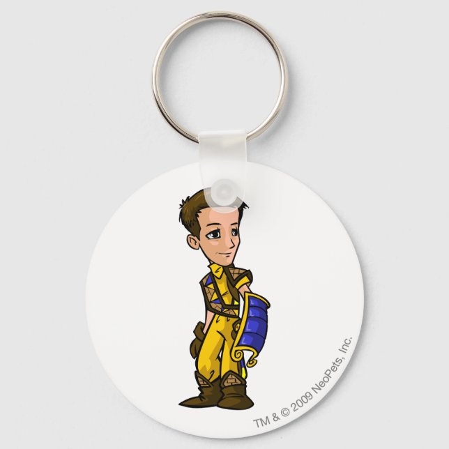 Dirigibles Lost Desert Staff Player Keychain (Front)