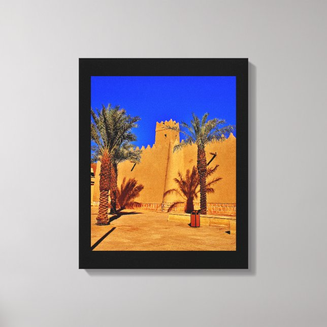 Diriyah Architecture Canvas Print (Front)