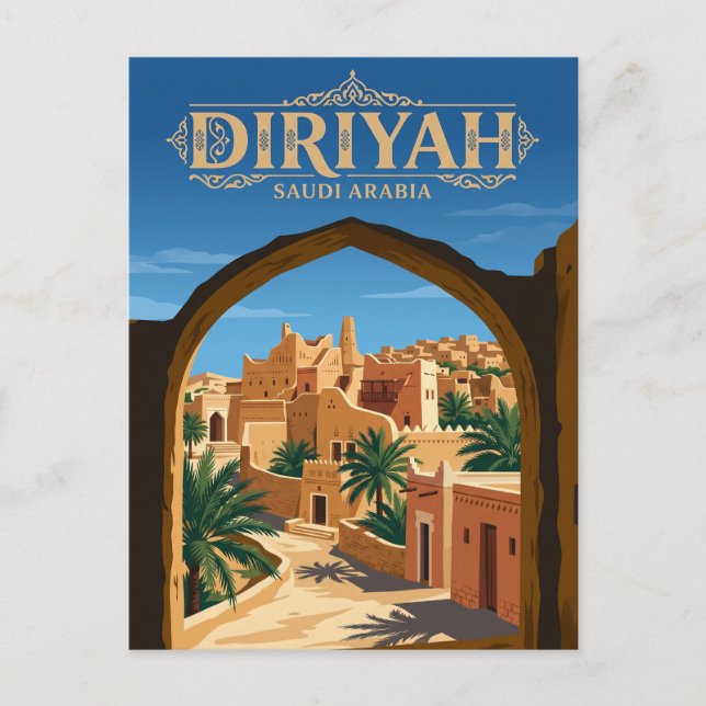 Diriyah (At-Turaif District) Saudi Arabia Postcard (Front)