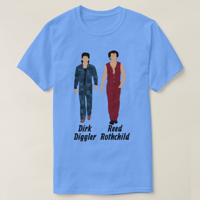 Dirk Diggler Reed Rothchild T-Shirt (Design Front)