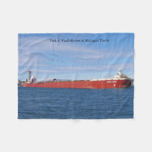 Dirk S. VanEnkevort & Michigan Trader Fleece Blanket