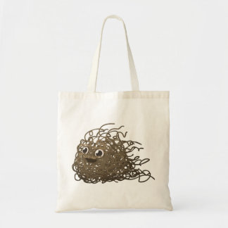 dirt-576491 CUTE CARTOON DIRT NOODLES HAPPY FUNNY Tote Bag