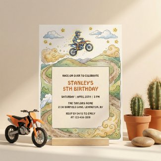 Dirt Bike Adventure Boys Birthday Party