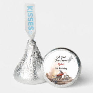 Dirt Bike Any Age Birthday Hershey®'s Kisses®