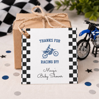 Dirt Bike Baby Shower Favor Tags