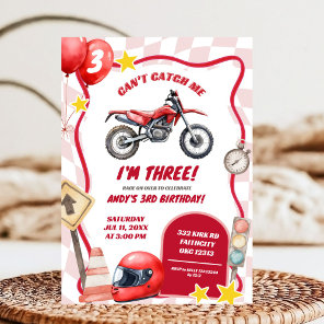 Dirt Bike Birthday Invitation