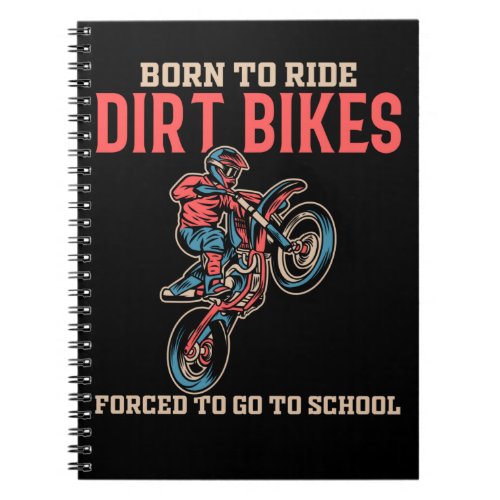 Dirt Bike Boy Motocross Lover Notebook