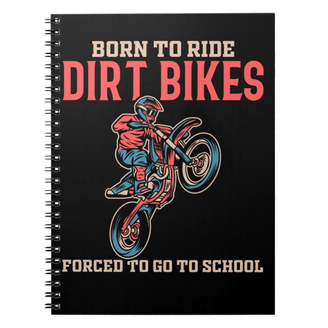 Dirt Bike Boy Motocross Lover Notebook (Front)