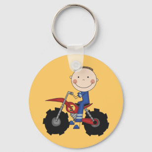 Dirt Bike - Boy Tshirts and Gifts Keychain