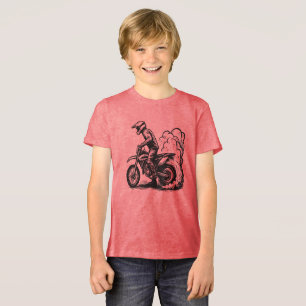 Dirt Bike Burnout Tri-Blend Shirt