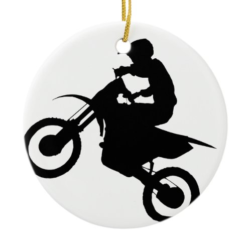 DIRT BIKE CERAMIC ORNAMENT