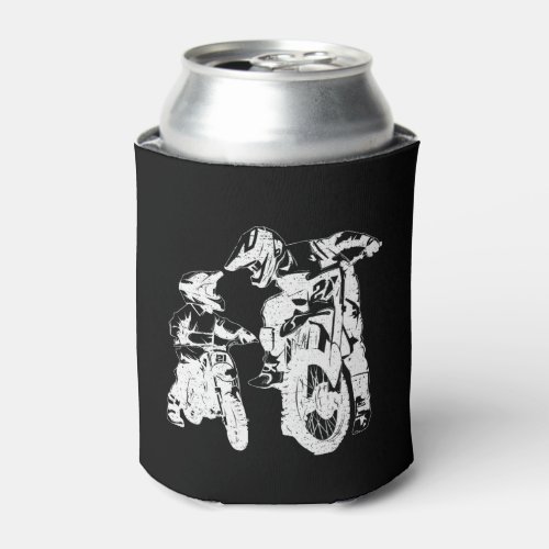 Dirt Bike Dad Motocross Motorcycle Biker Father Can Cooler