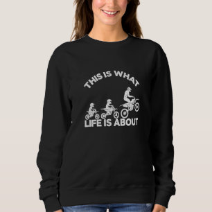 Dirt Bike Dad Motocross Motorcycle For Father And Sweatshirt