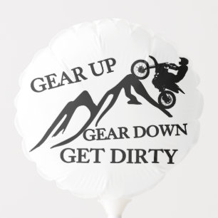 Dirt Bike Dirty Balloon