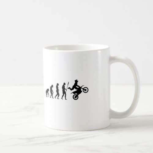 Dirt Bike Evolution Coffee Mug