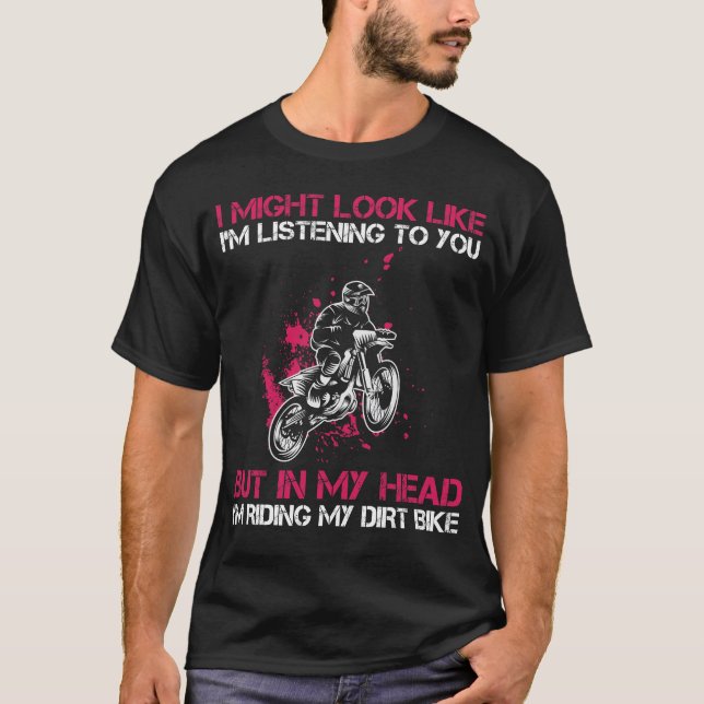 Dirt Bike Freestyle Extreme Sports Motor Race Girl T-Shirt (Front)