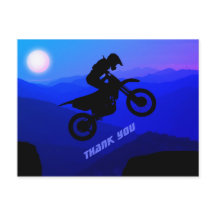 Dirt Bike Full Moon Night Ride Motocross Thank You