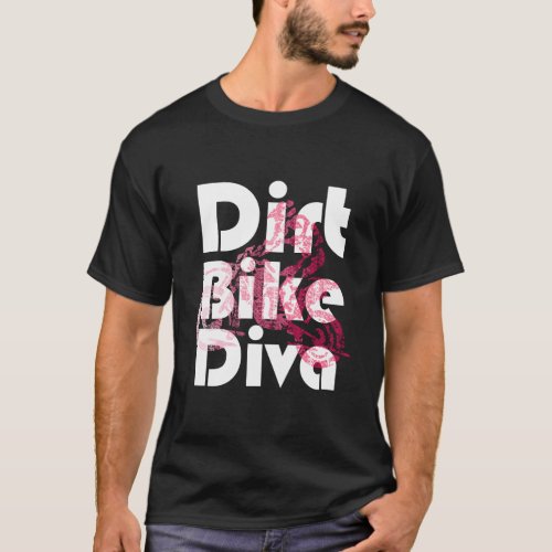 Dirt Bike Girls Motocross Off_Road Biker Queen T_Shirt