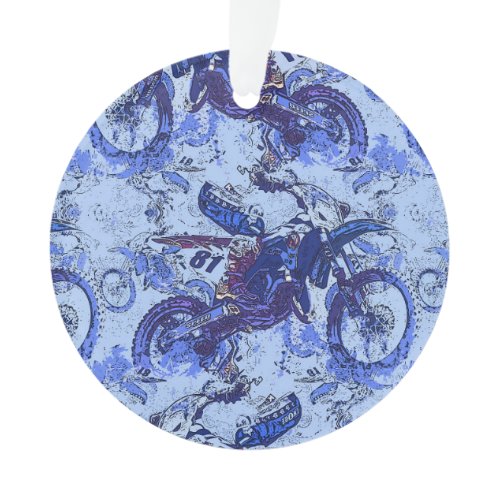 Dirt-Bike Heaven - Motocross Racers   Ornament