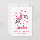 Dirt Bike Kids Valentines Day Note Card | Zazzle