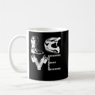 Dirt Bike LOVE Motocross MX Enduro Biker Gift Coffee Mug