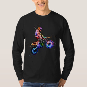 Dirt Bike Motocross Art Colorful dirtbike motorcyc T-Shirt