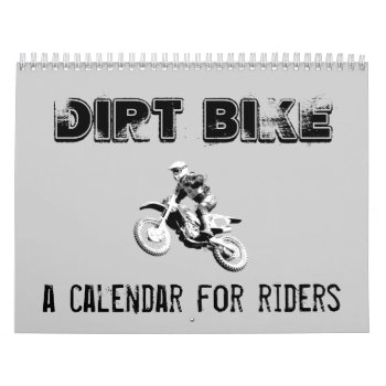 Dirt Bike Motocross Calendar . by allanGEE at Zazzle