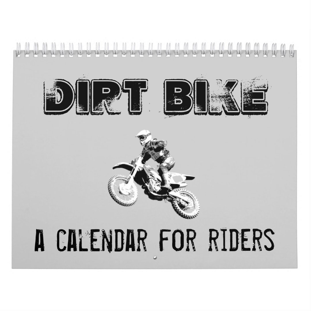 Dirt Bike Motocross Calendar . Zazzle