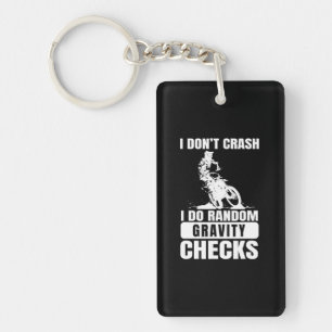 Dirt Bike Motocross Don't Crash Random Gravity Keychain