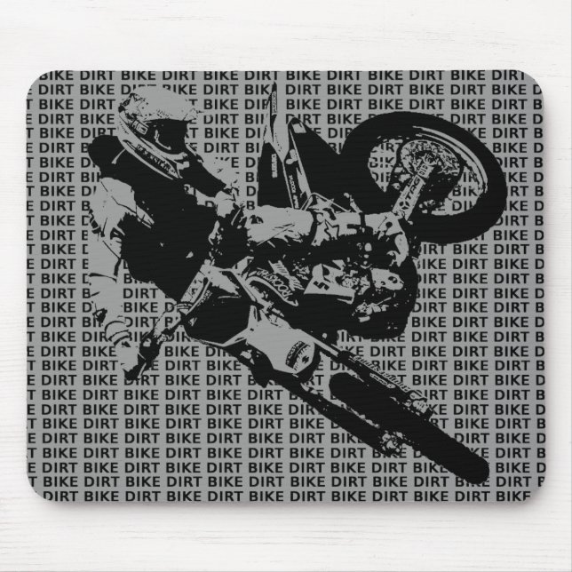 Dirt Bike Motocross Mousepad Mouse Pad (Front)
