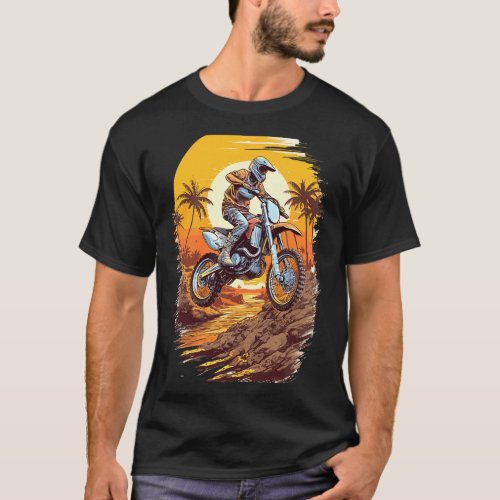 Dirt Bike Motocross Rider Enduro Supercross Off Ro T_Shirt