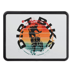 Dirt bike motocross rider hitch cover