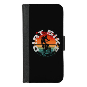 Dirt bike motocross rider iPhone 8/7 wallet case