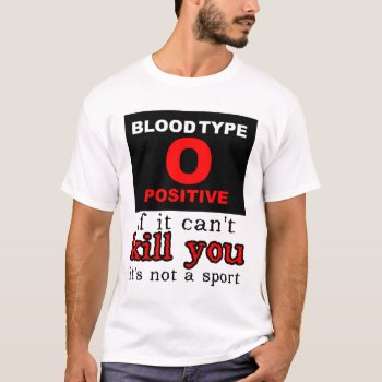 Dirt Bike Motocross Shirt - Blood Type O Positive by allanGEE at Zazzle