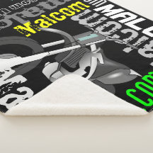 Dirt Bike Motorcycle Name Typography Custom Color