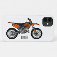 Dirt bike off-road motorcycle / motocross cartoon